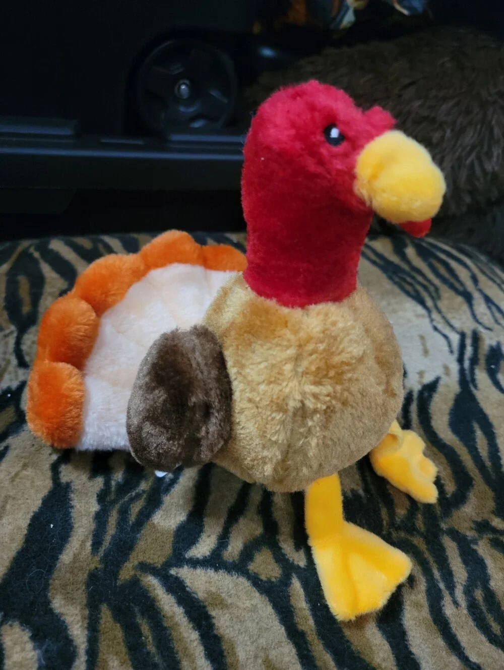 Zippypaws Dog Turkey Holiday Toy Thanksgiving W Squeak Sz Small Ea.